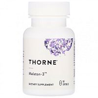 Thorne Research, Melaton-3, 60 капсул Thorne Research, Melaton-3, 60 капсул