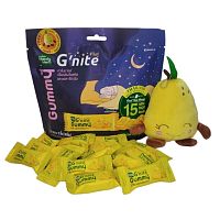 G'nite Gummy Handy Herb – мармеладки от бессонницы, для крепкого сна c экстрактом рейши и L-теанином, вкус манго G'nite Gummy Handy Herb – мармеладки от бессонницы, для крепкого сна c экстрактом рейши и L-теанином, вкус манго