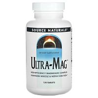 Source Naturals, Ultra-Mag, 120 таблеток Source Naturals, Ultra-Mag, 120 таблеток