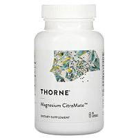 Thorne Research, Magnesium Citramate, добавка с магнием, 90 капсул Thorne Research, Magnesium Citramate, добавка с магнием, 90 капсул