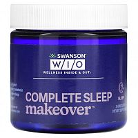 Swanson WIO, Complete Sleep Makeover, Sleep, 30-дневный запас Swanson WIO, Complete Sleep Makeover, Sleep, 30-дневный запас